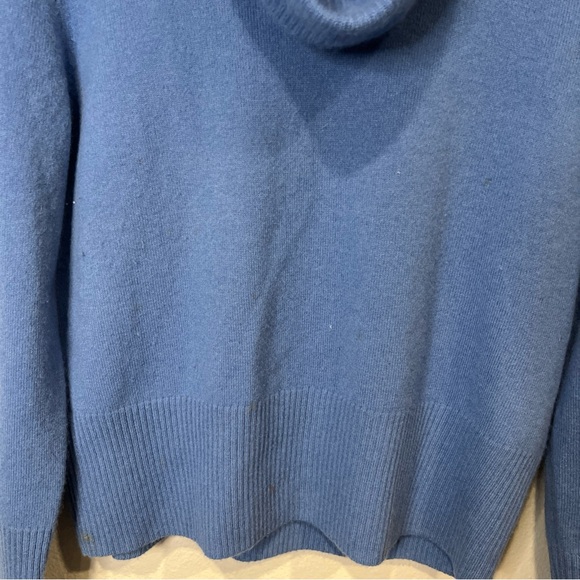 Anne Klein Sport Blue Cowl Neck Sweater - Picture 10 of 11